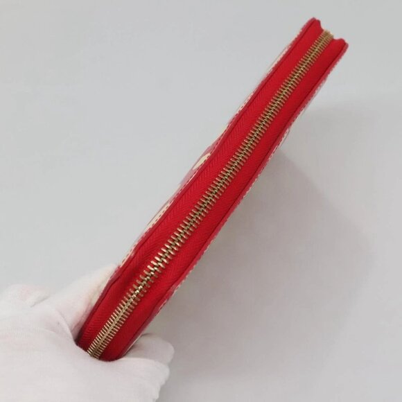 LOUIS VUITTON Monogram Vernis Yayoi Kusama Wallet Rouge M91572 LV Auth bs24989 - Picture 9 of 16